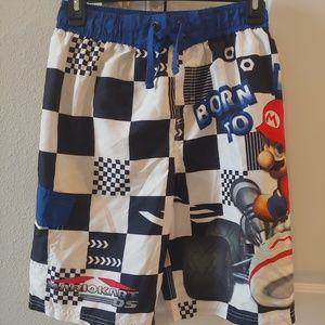 Nintendo Mario Karts Boys Swim Trunks Shorts